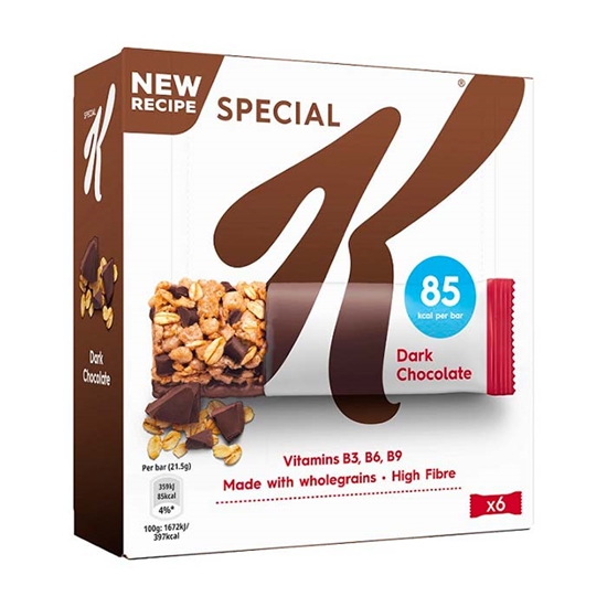 Picture of KELLOGGS MP SPK BARS DARK CHOCOLATE 6X21.5GR